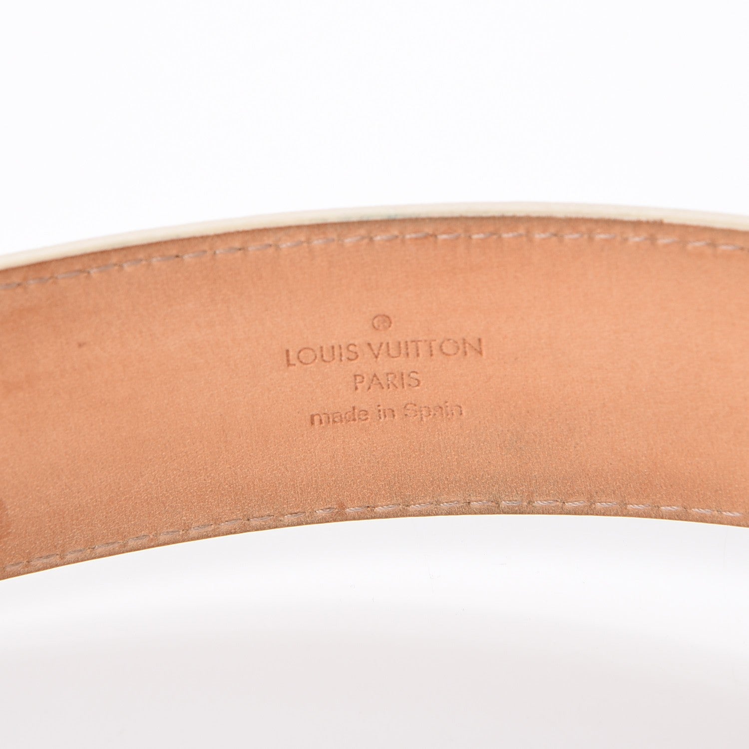 Louis Vuitton Damier Azur Pochette Solo Belt 85 34 9 of 12