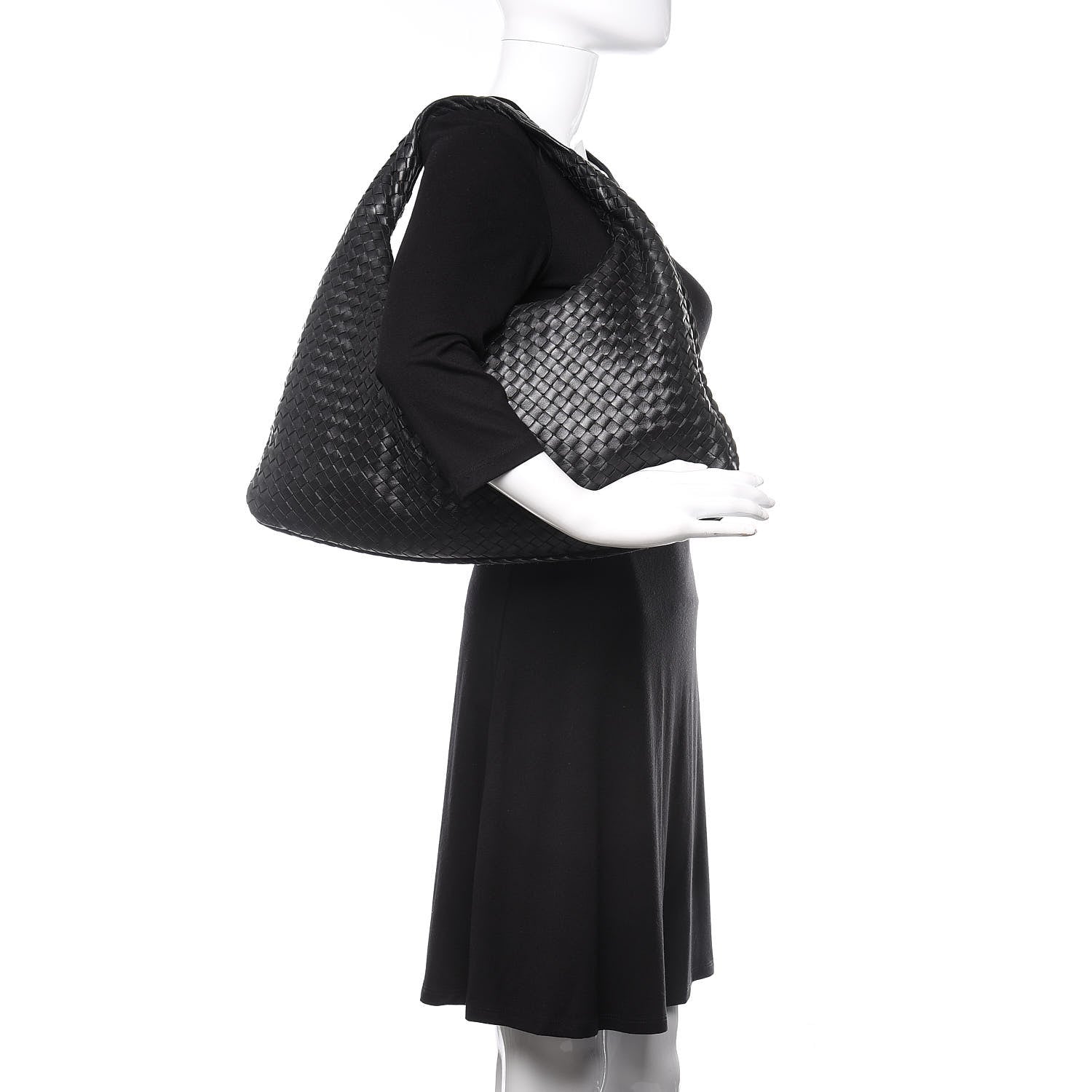 Bottega Veneta Nappa Intrecciato Large Veneta Hobo Black 2 of 10