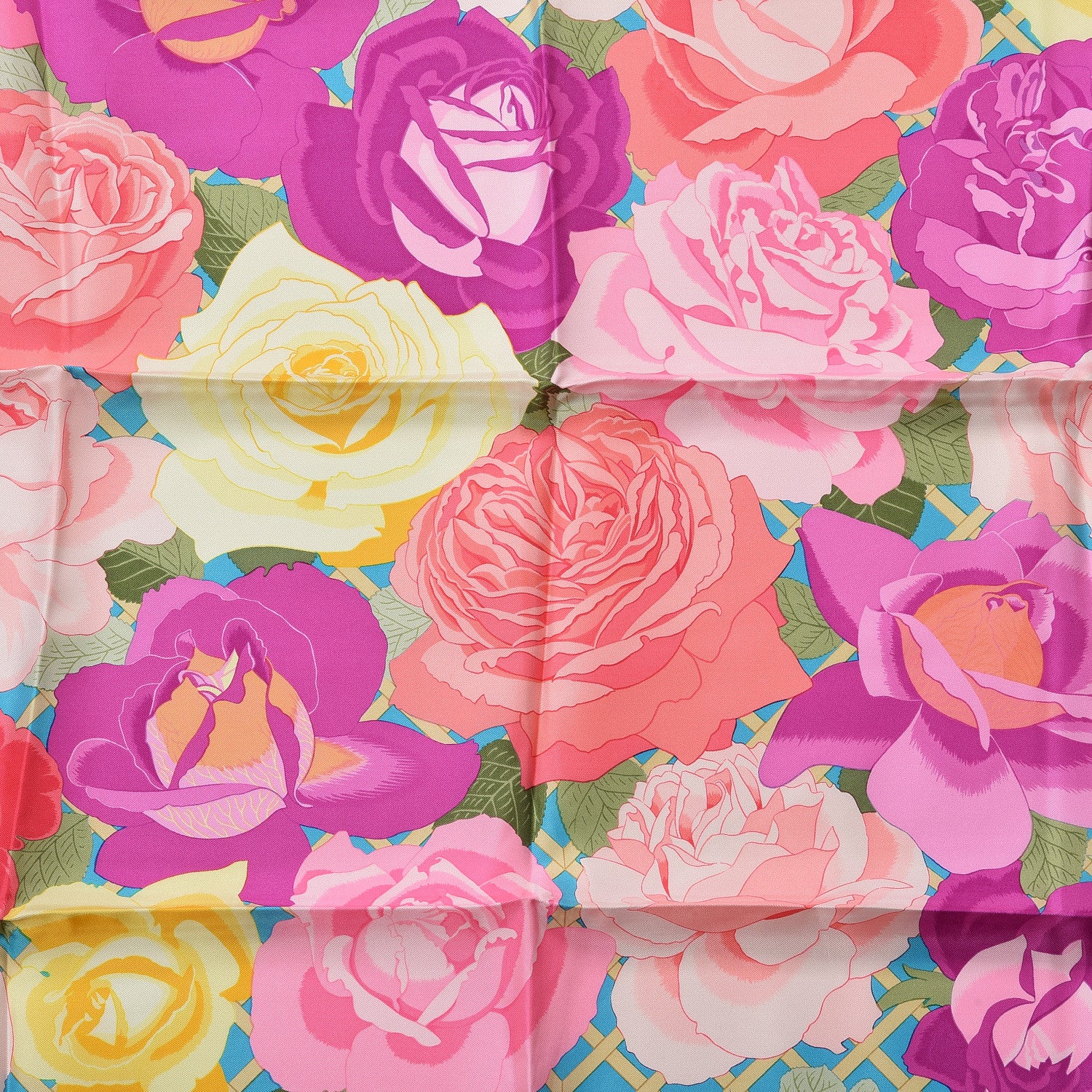 Hermes Silk Roseraie Scarf 90 2 of 4