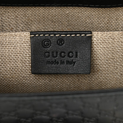 Gucci Microguccissima Medium Emily Chain Shoulder Bag Black 6 of 11