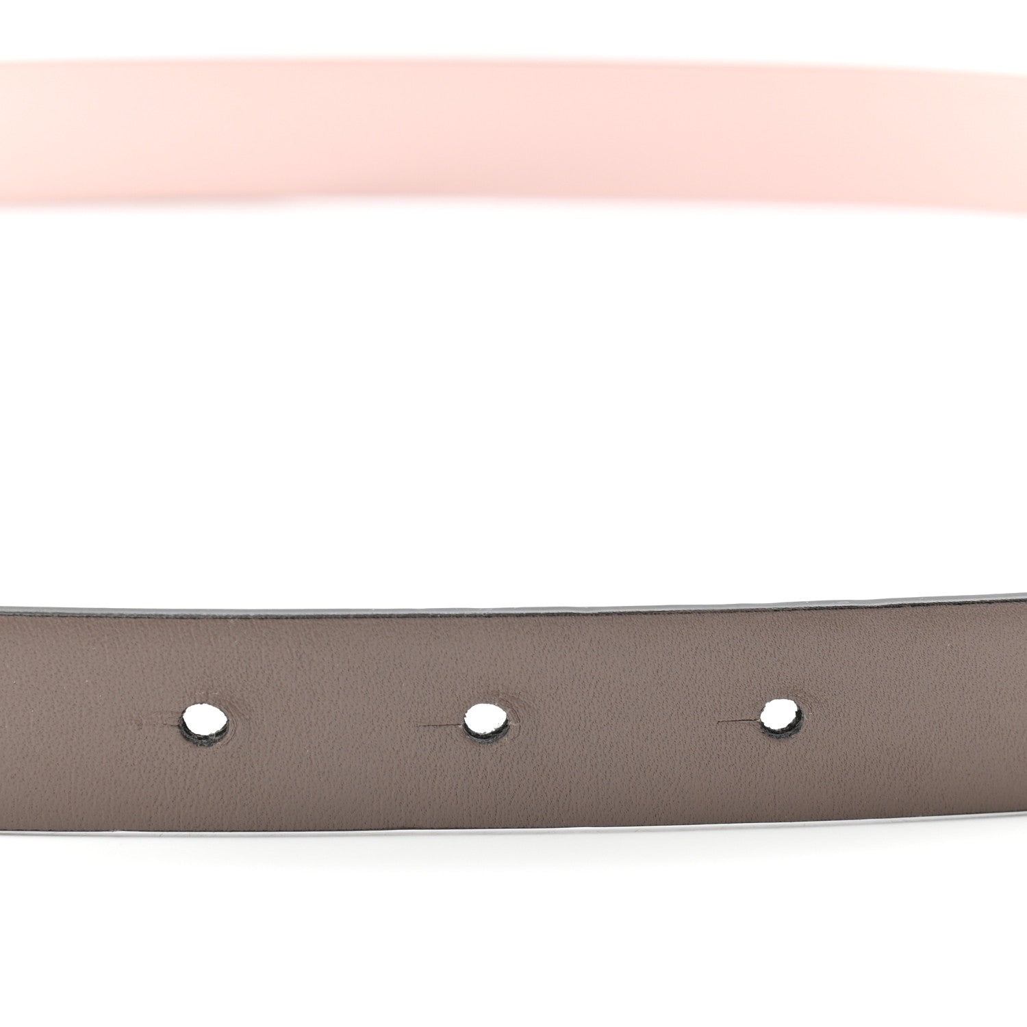 Valentino Garavani Glossy Calfskin VLogo Reversible Belt 80 32 Poudre Pink 4 of 6