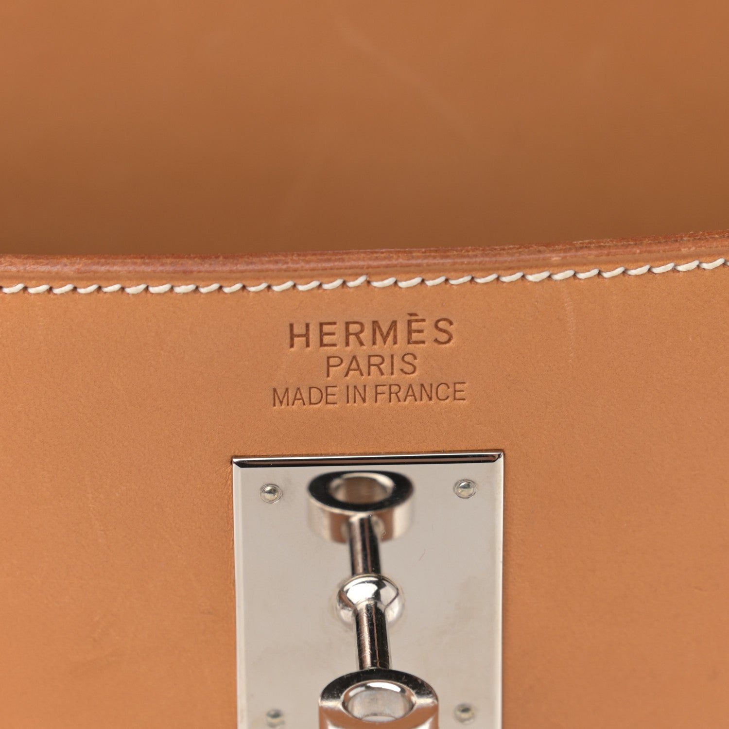 Hermes Vache Natural Kelly Sellier 35 6 of 16