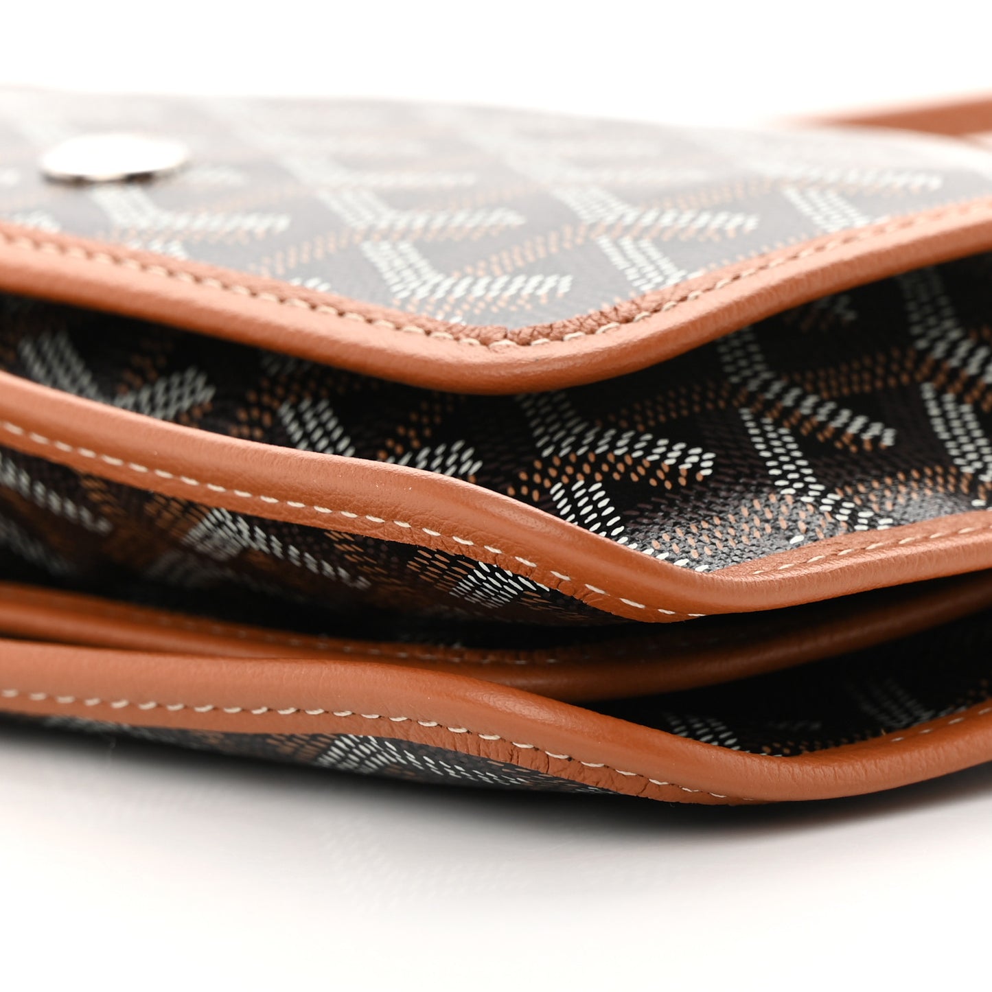 Goyardine Plumet Wallet Clutch Black Gold