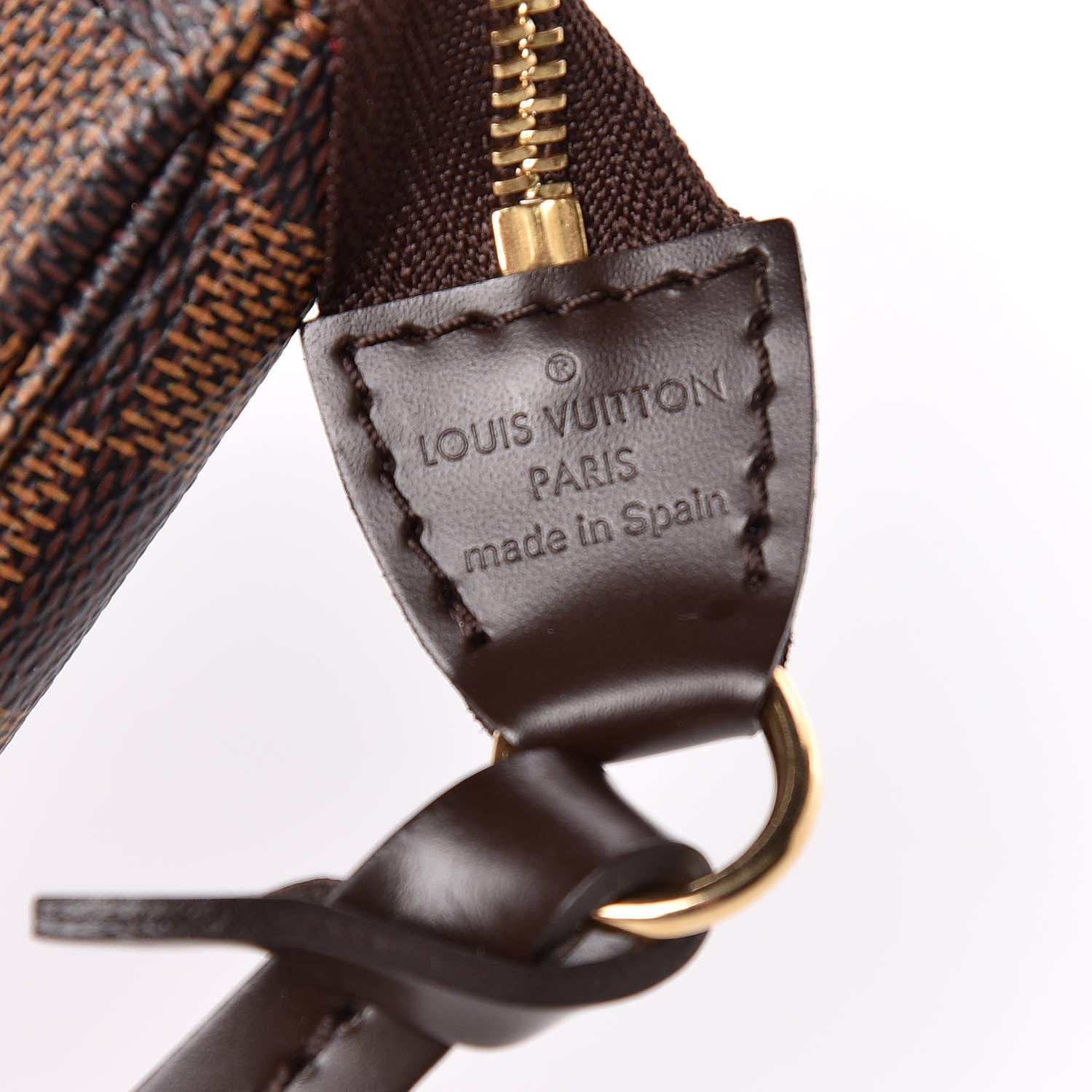 Louis Vuitton Damier Ebene Pochette Accessories NM 8 of 10