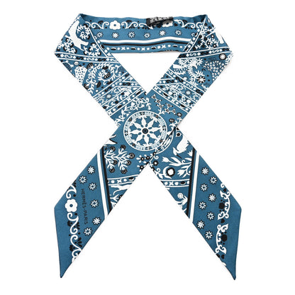 Hermes Silk Peuple Du Vent Bandana Twilly 1 of 4