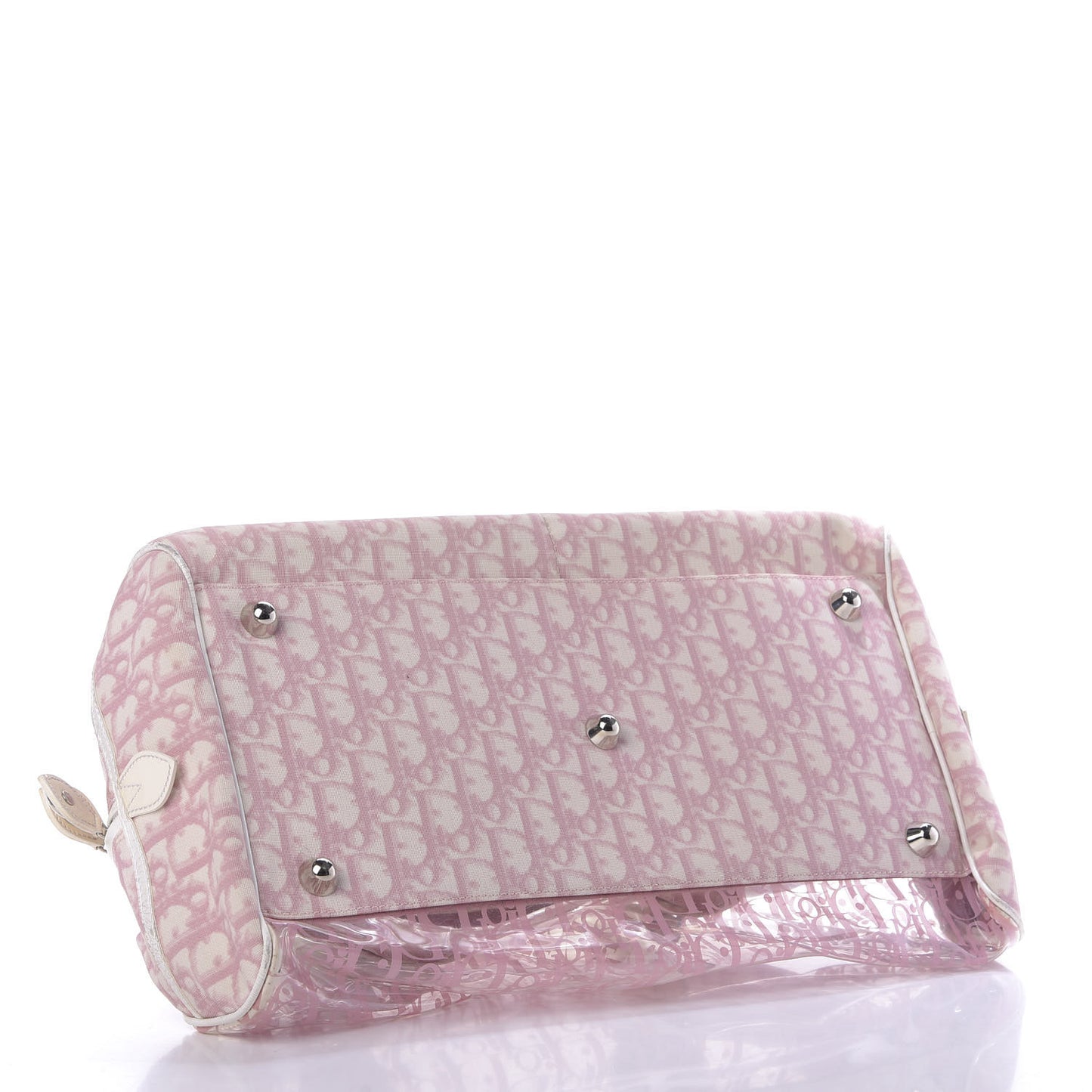Monogram PVC Bowler Pink