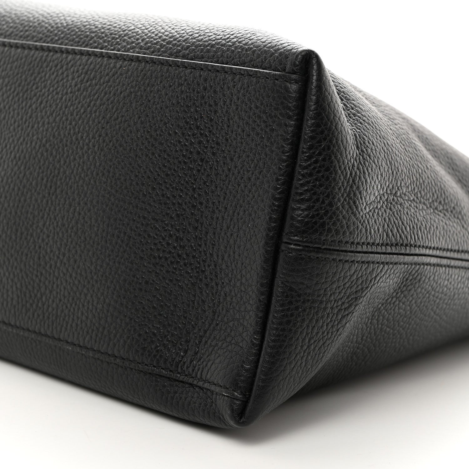 Gucci Pebbled Calfskin Medium Soho Chain Shoulder Bag Black 10 of 11