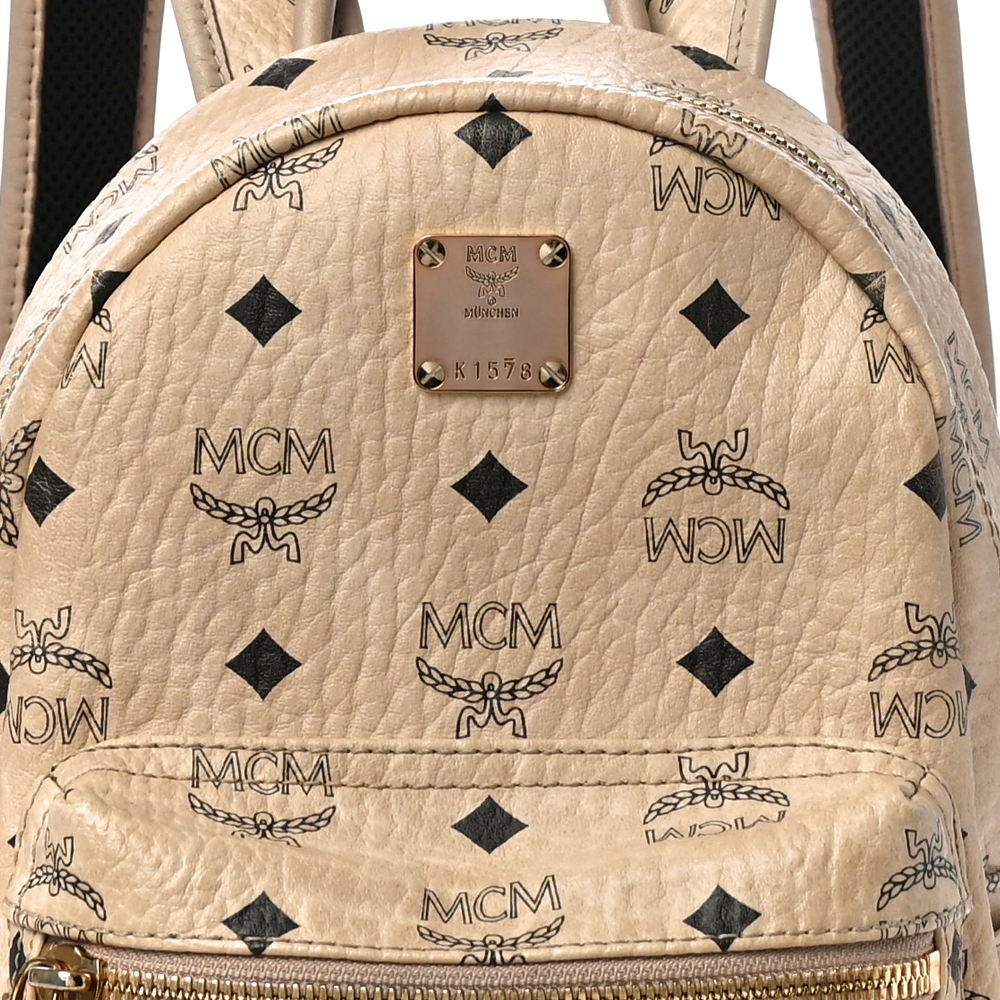 Visetos Side Stud Mini Stark Backpack Beige
