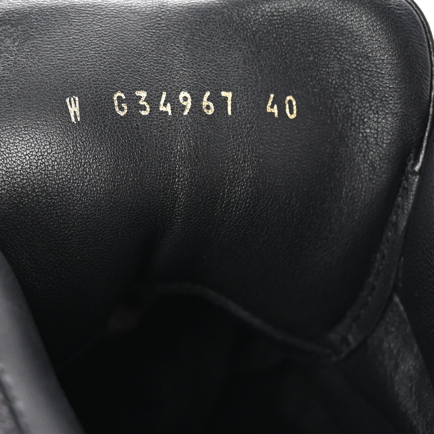 Lambskin Logo Strap Sneakers 40 Black