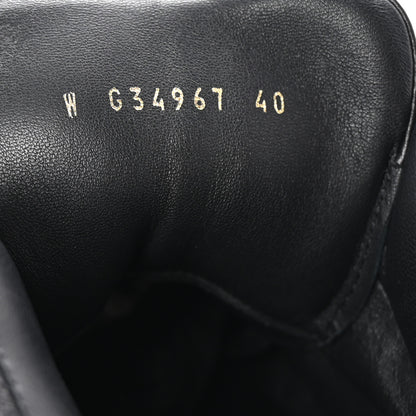 Chanel Lambskin Logo Strap Sneakers 40 Black 9 of 10