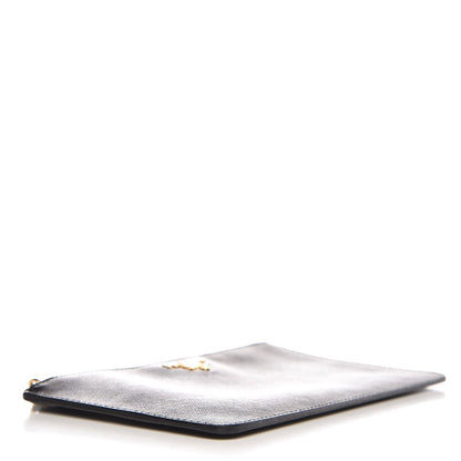 Prada Saffiano Zip Pouch Nero Black 4 of 8