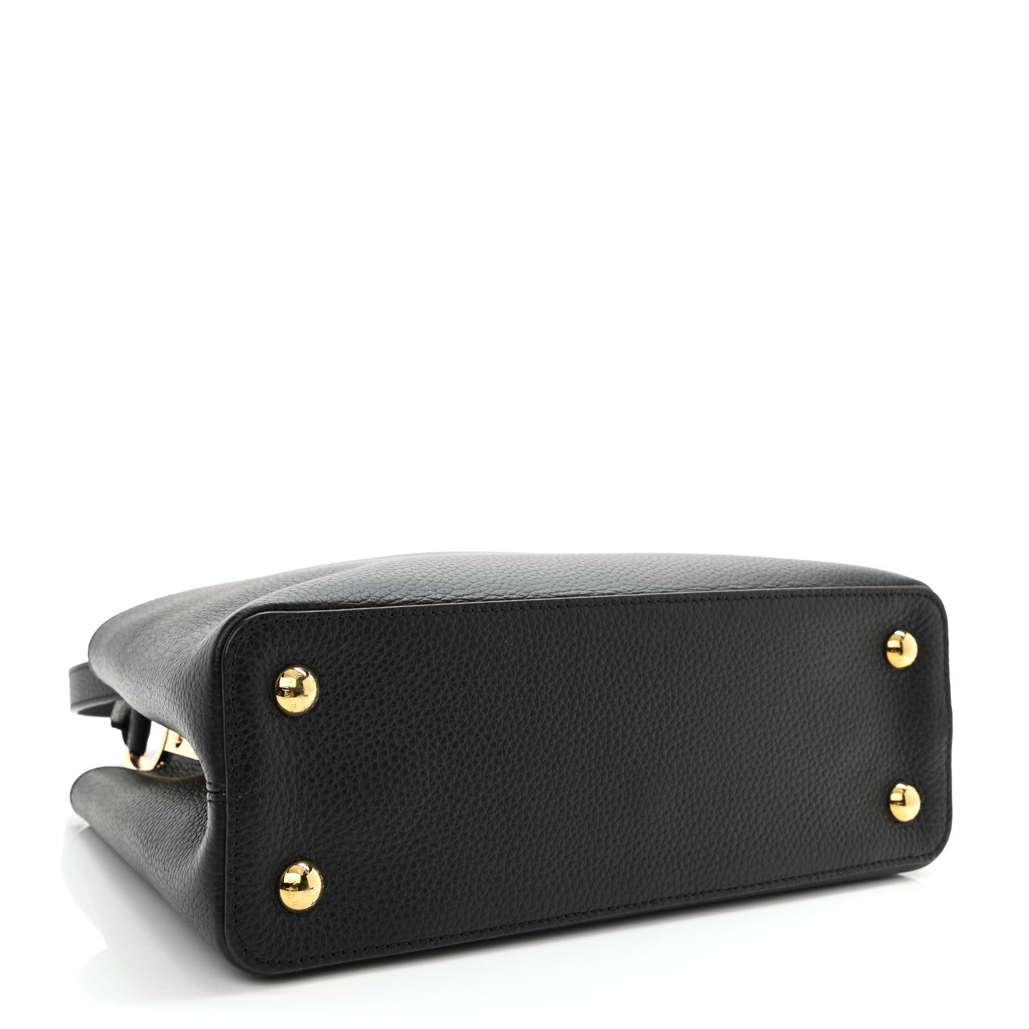 Louis Vuitton Taurillon Capucines PM Black 4 of 7