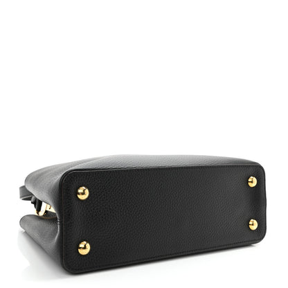 Louis Vuitton Taurillon Capucines PM Black 4 of 7