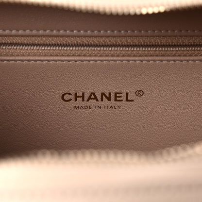 Chanel Caviar Quilted Medium CC Filigree Vanity Case Beige 6 of 12