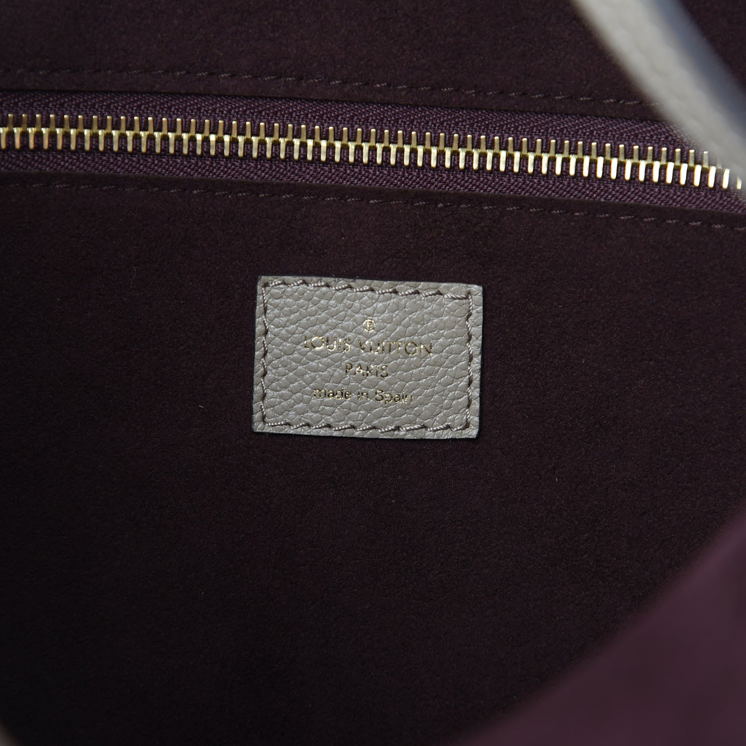 Louis Vuitton Empreinte Monogram Giant Neverfull MM Tourterelle 6 of 9