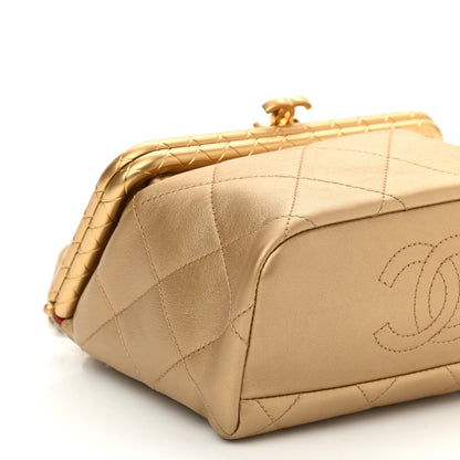 Chanel Metallic Lambskin Quilted My Crush Bag Gold 9 of 11