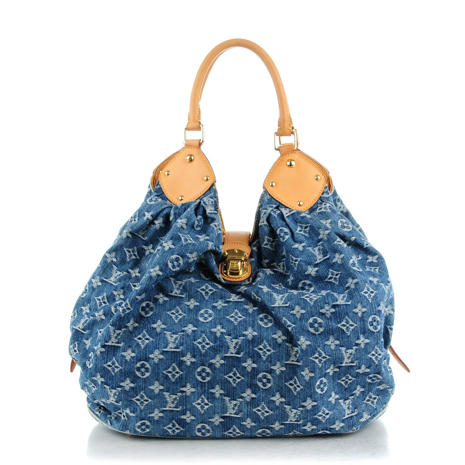 Louis Vuitton Denim Mahina XL Blue 1 of 9