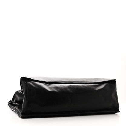 Saint Laurent Vitello Large Rive Gauche Tote Black 4 of 10