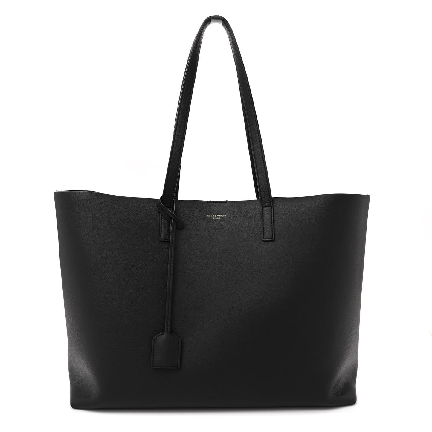 Calfskin Large Shopping Tote Black