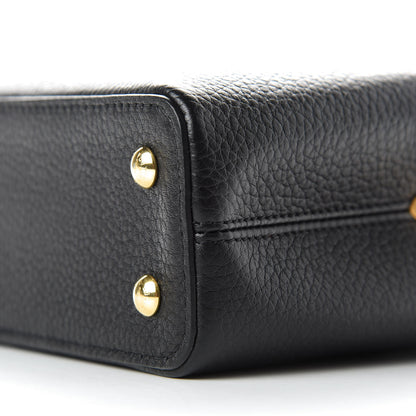Louis Vuitton Taurillon Mini Capucines Black 8 of 9