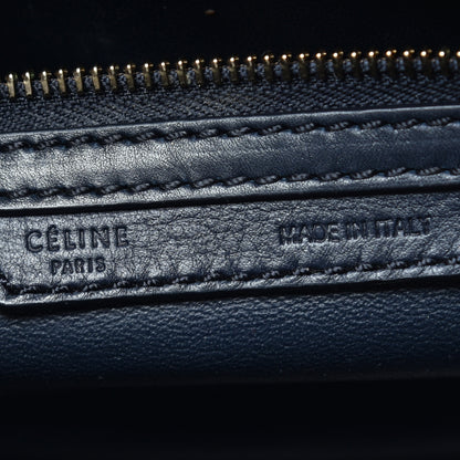 Celine Smooth Calfskin Mini Luggage Navy Blue 6 of 9