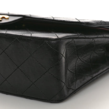 Chanel Lambskin Quilted Medium Double Flap Black 10 of 11