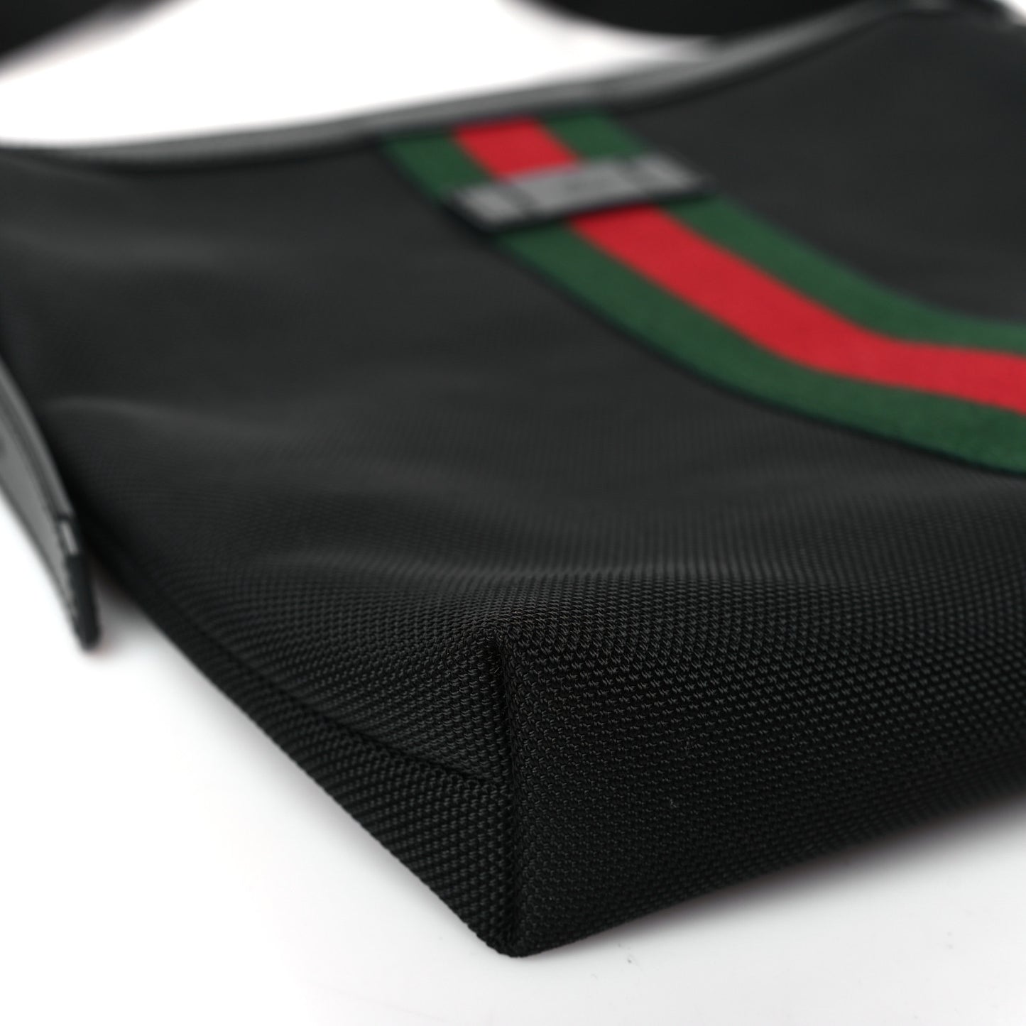 Techno Canvas Web Messenger Bag Black