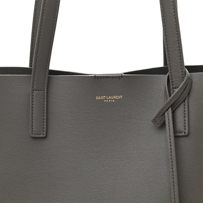 Saint Laurent Calfskin Large Shopping Tote Earth 9 of 12