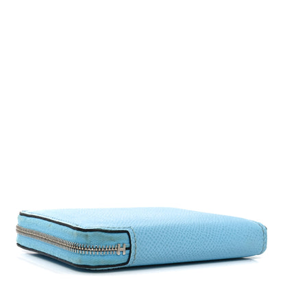Hermes Epsom Silk'In Compact Wallet Celeste 4 of 10