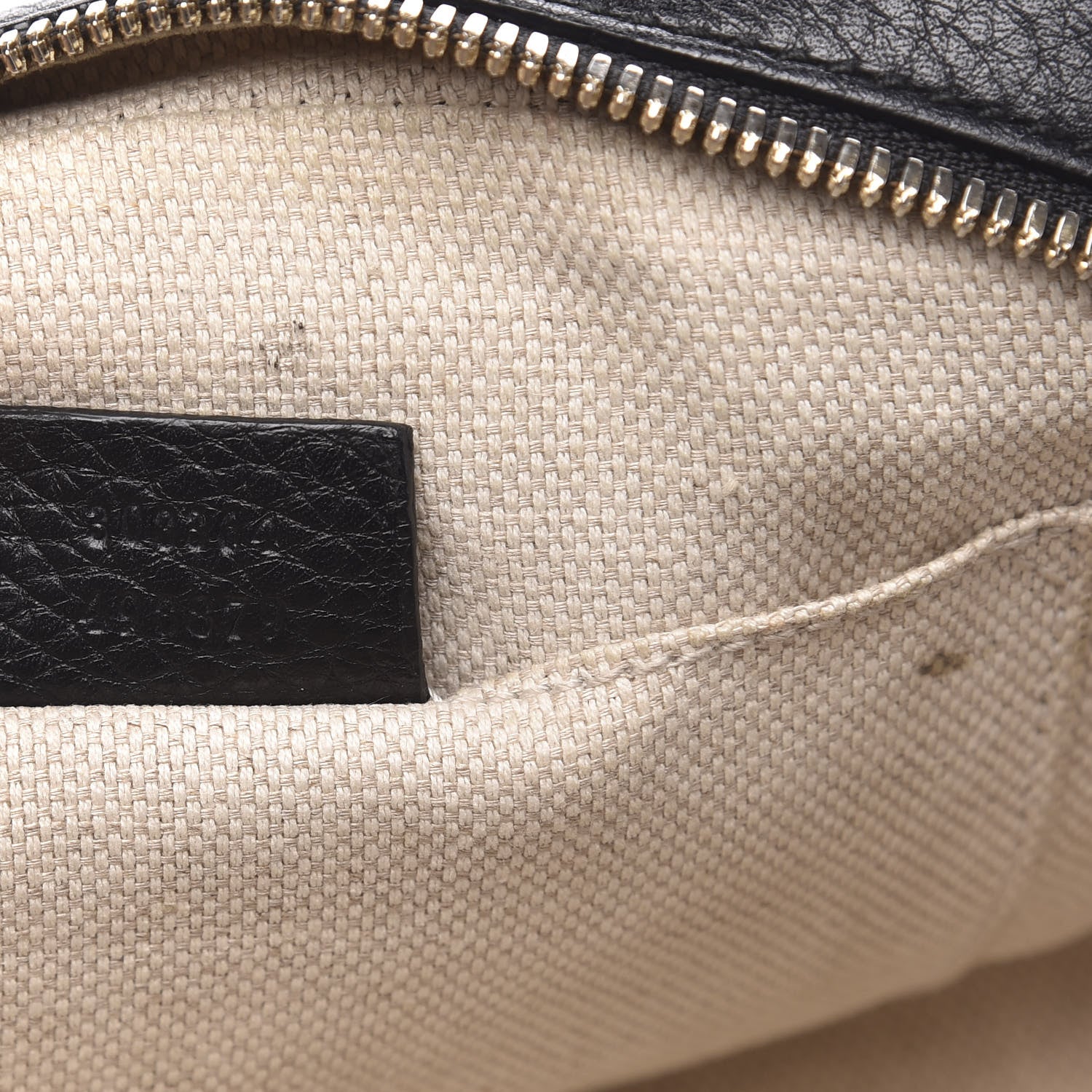 Gucci Pebbled Calfskin Small Soho Disco Bag Black 7 of 13