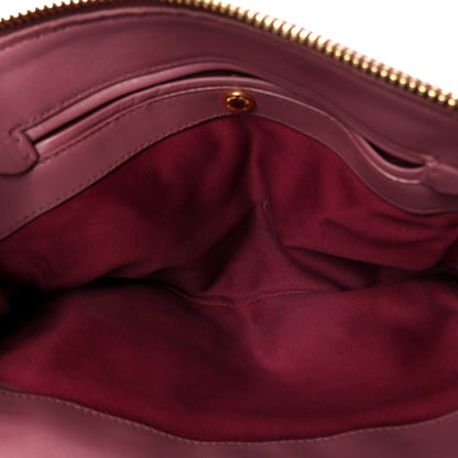 Miu Miu Vitello Lux Matelasse Double Zip Shoulder Bag Rosa 9 of 13