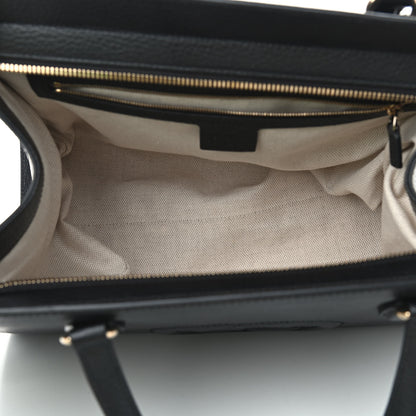 Gucci Dollar Calfskin Large Soho Top Handle Satchel Black 4 of 8