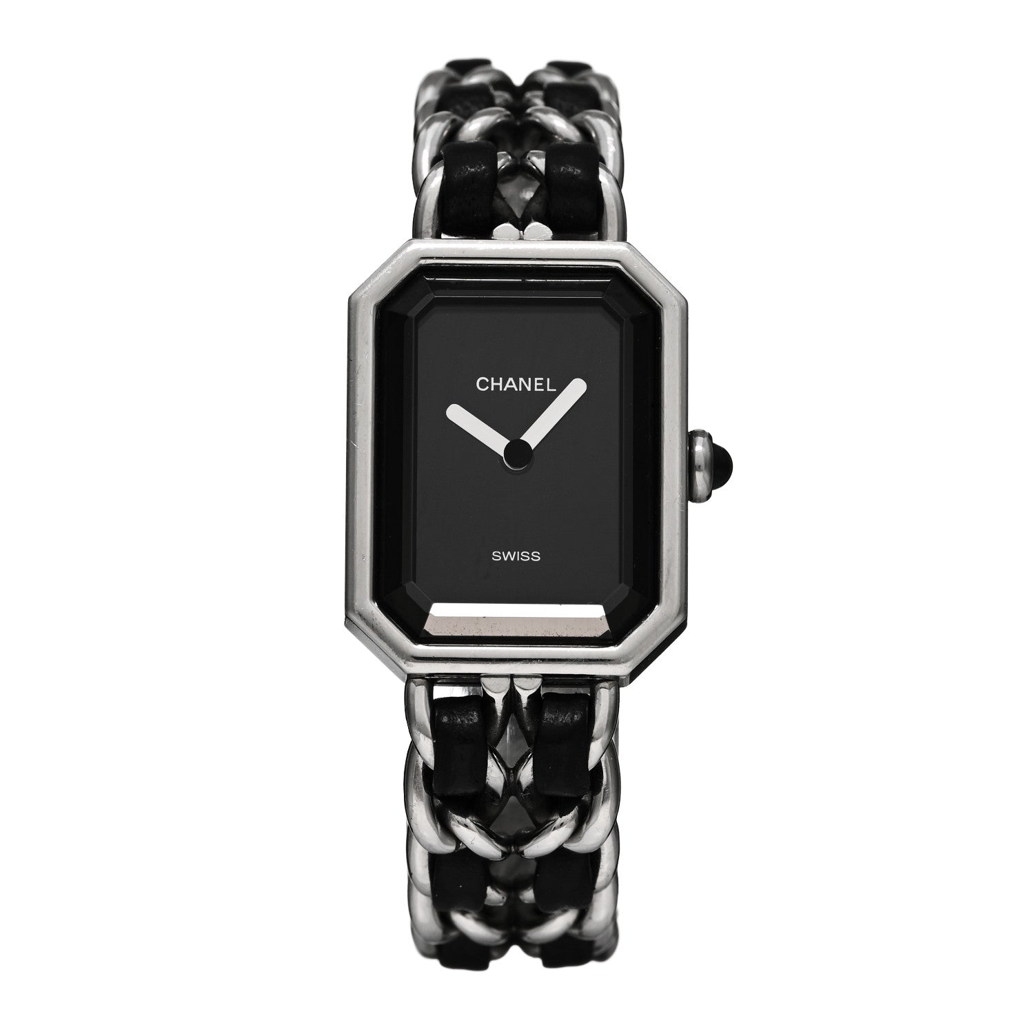 Chanel Stainless Steel Lambskin 20mm Chain Premiere Quartz Watch M 1 of 4