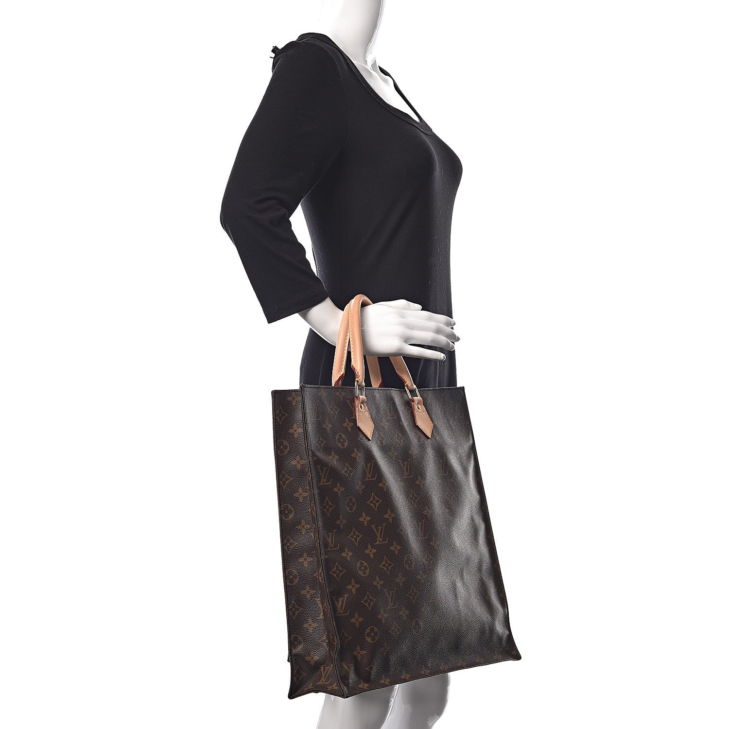 Louis Vuitton Monogram Sac Plat 2 of 19