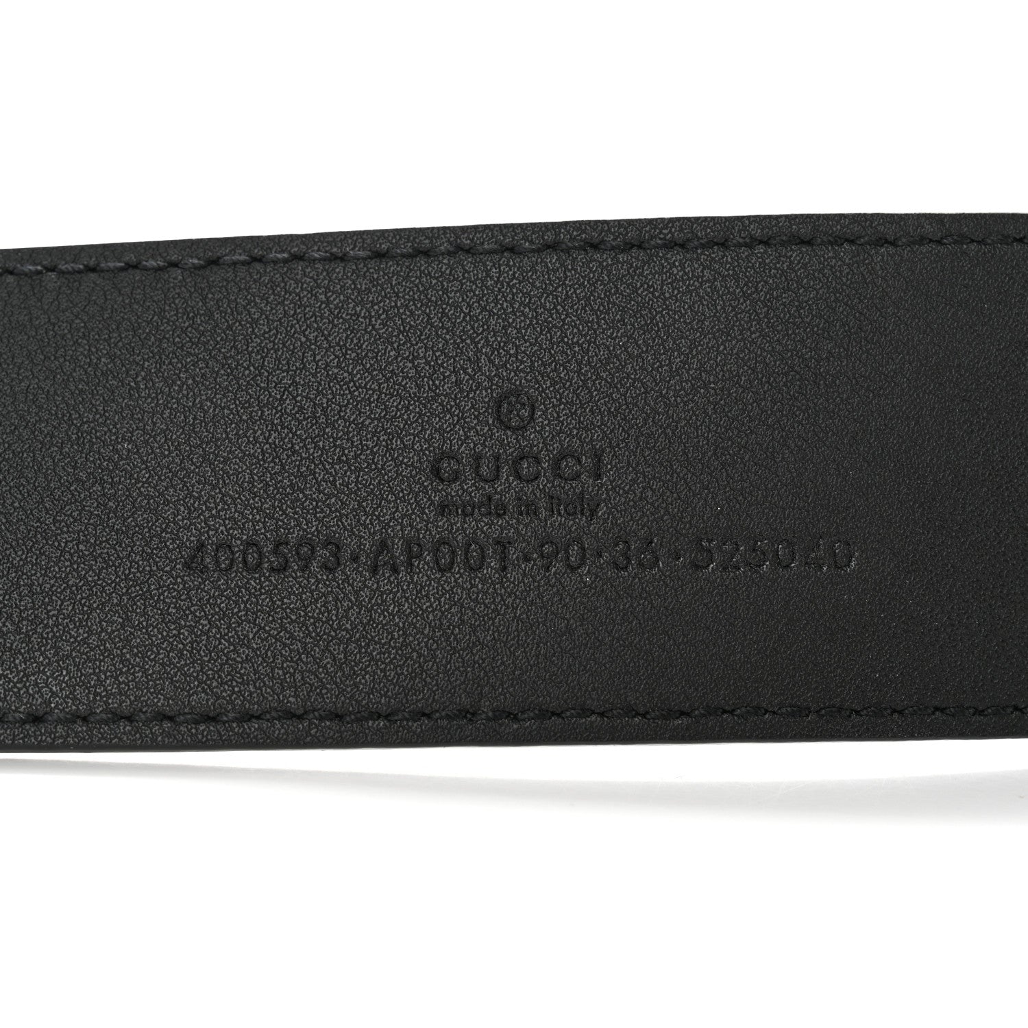 Gucci Calfskin Double G 40mm Belt 90 36 Black 4 of 7