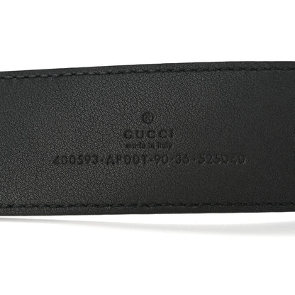 Gucci Calfskin Double G 40mm Belt 90 36 Black 4 of 7
