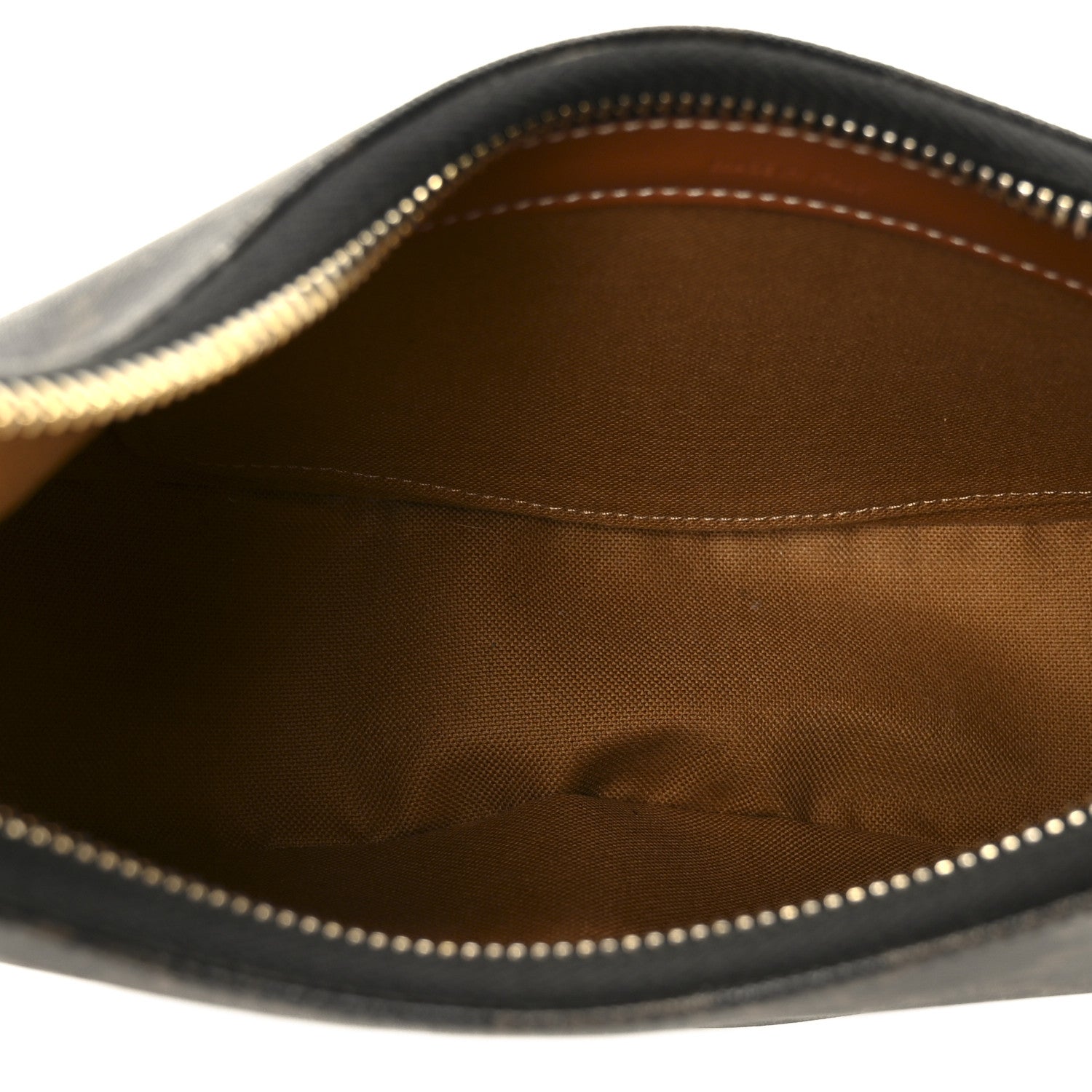 Celine Triomphe Canvas Calfskin Ava Shoulder Bag Tan 5 of 11