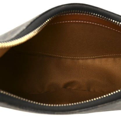 Celine Triomphe Canvas Calfskin Ava Shoulder Bag Tan 5 of 11
