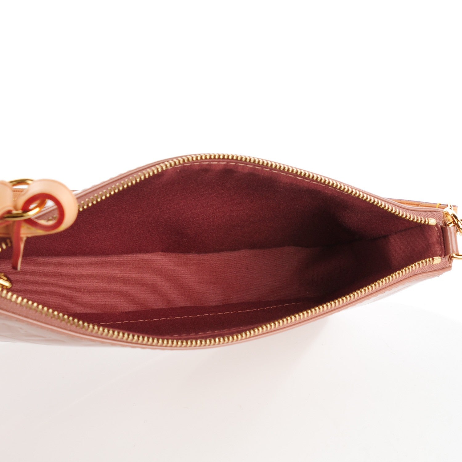 Louis Vuitton Vernis Pochette Accessories NM Rose Velours 5 of 7