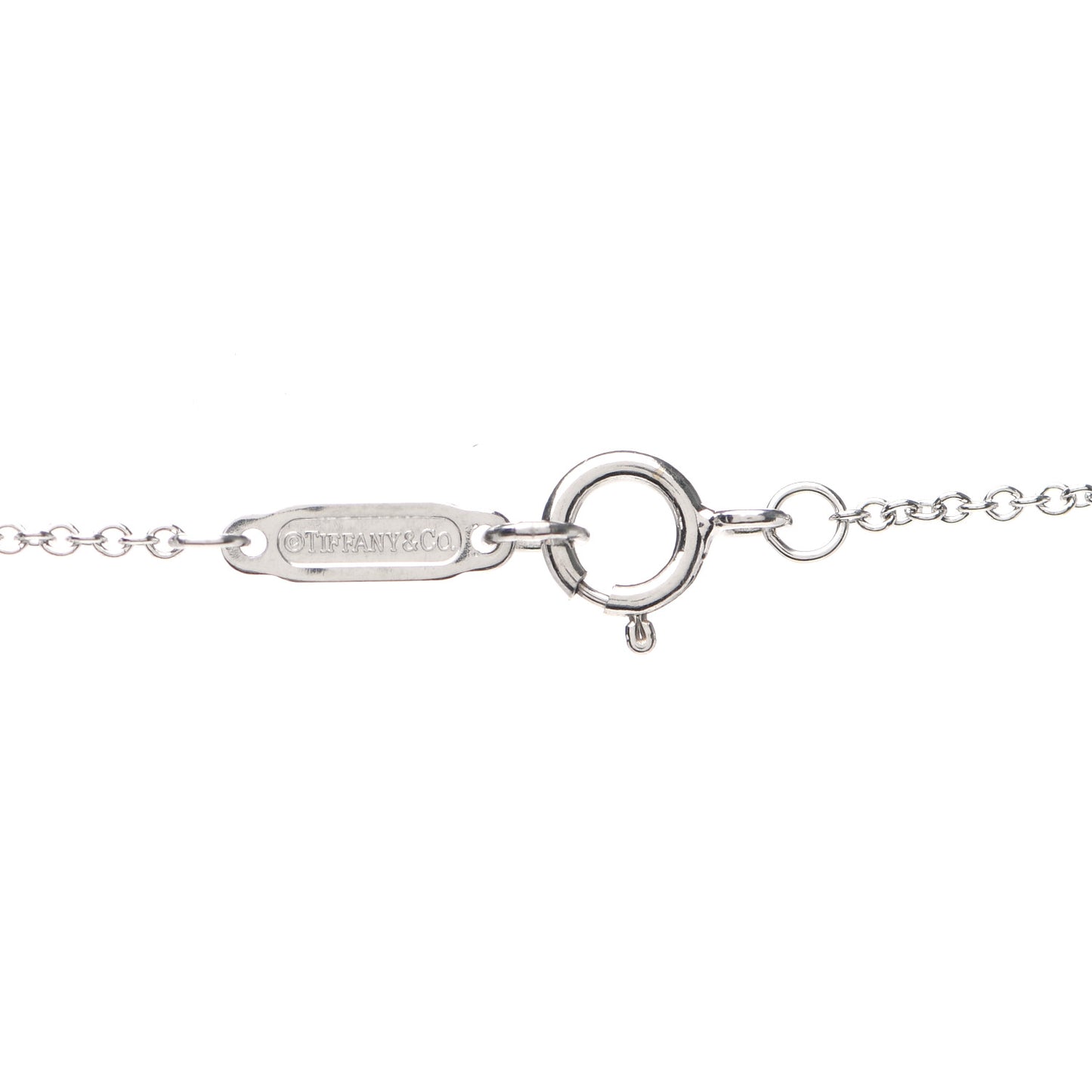 Platinum Diamond Ornate Heart Key Pendant Necklace