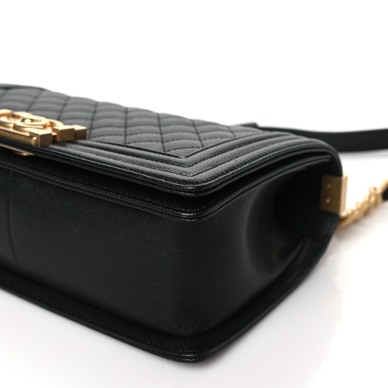 Chanel Caviar Quilted Medium Boy Flap Black 10 of 10
