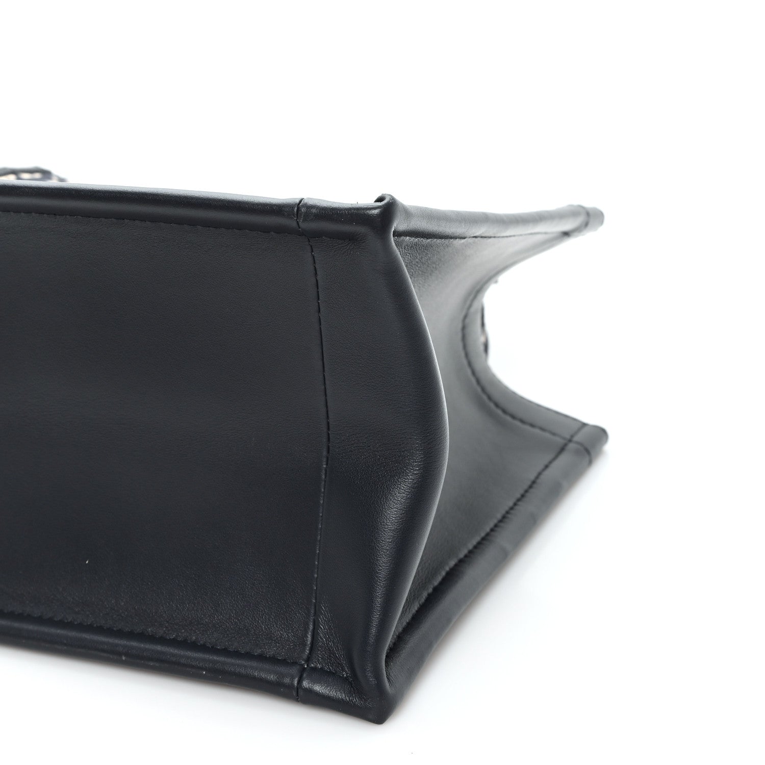 Christian Dior Oblique Calfskin Small Book Tote With Strap Blue Multicolor 10 of 11