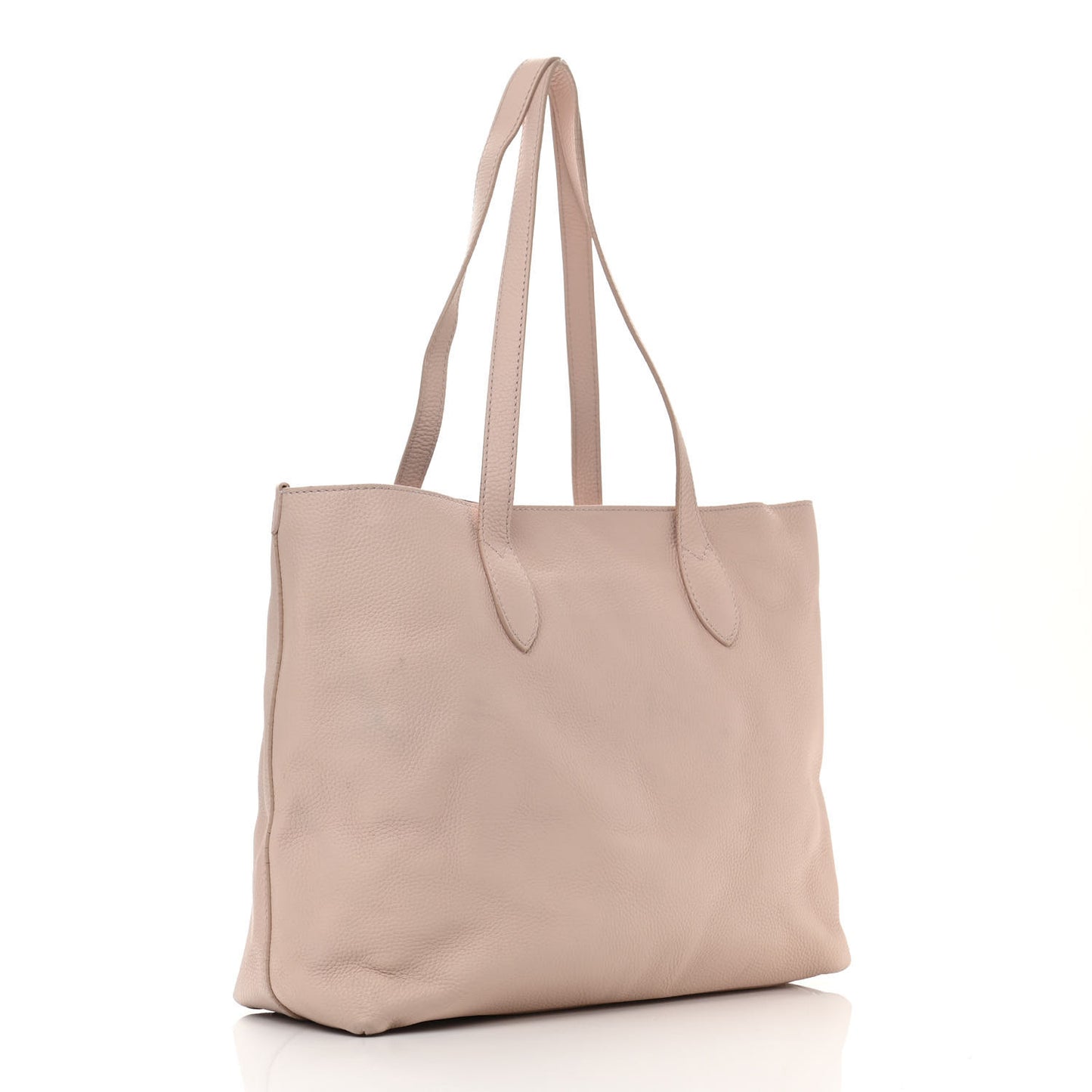 Grainy Calfskin Remington Tote Pale Ash Rose