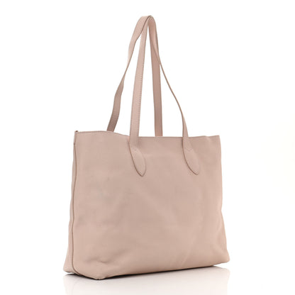 Burberry Grainy Calfskin Remington Tote Pale Ash Rose 3 of 14
