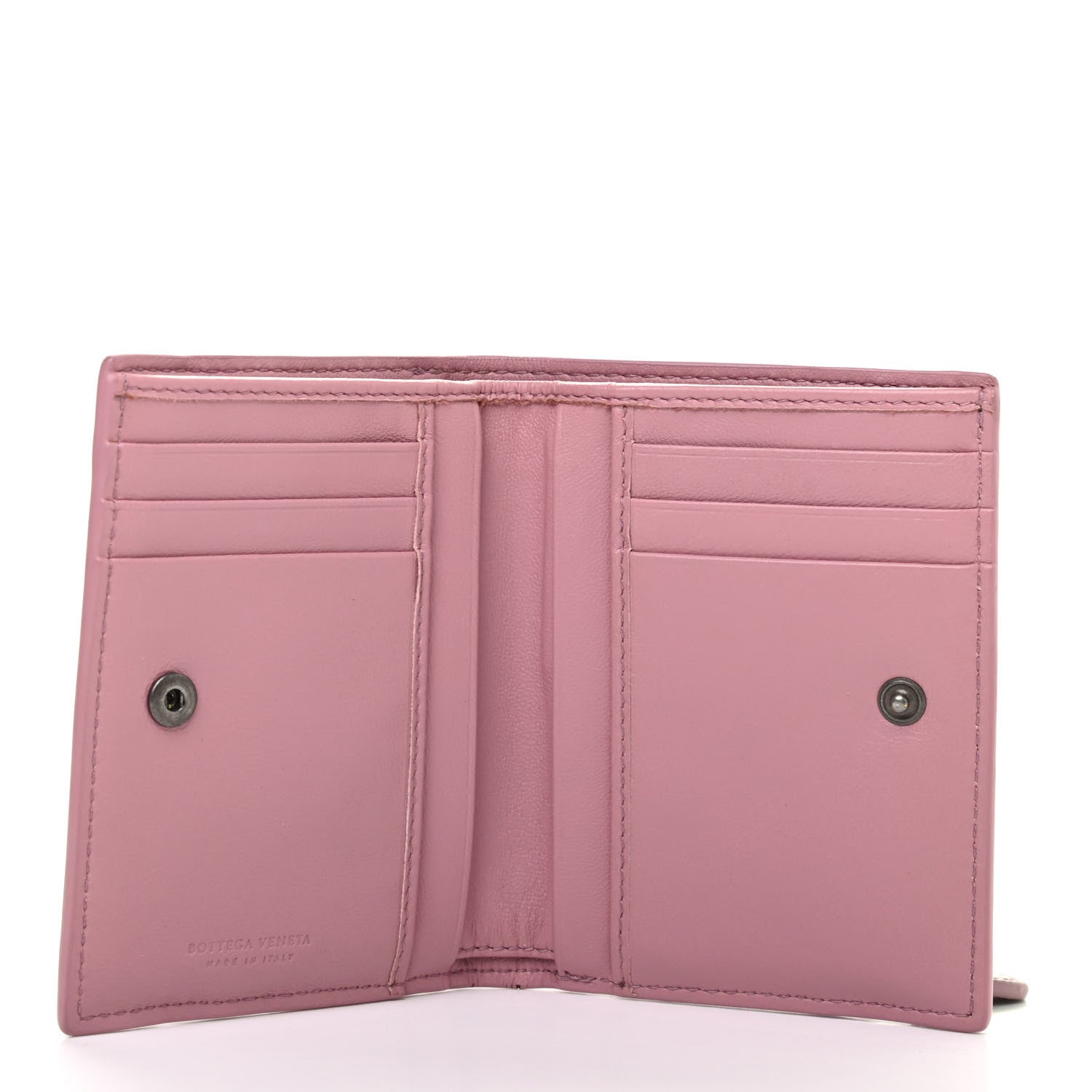 Bottega Veneta Nappa Ayers Intrecciato Compact Wallet 5 of 9