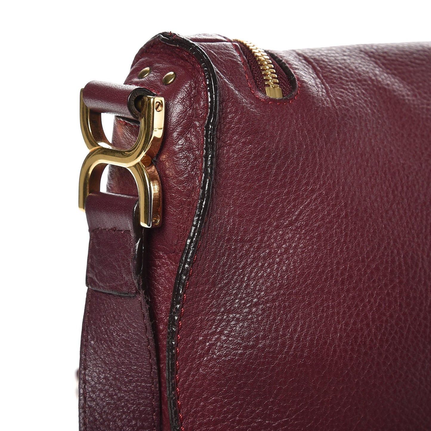 Calfskin Medium Marcie Crossbody Bag Plum Purple