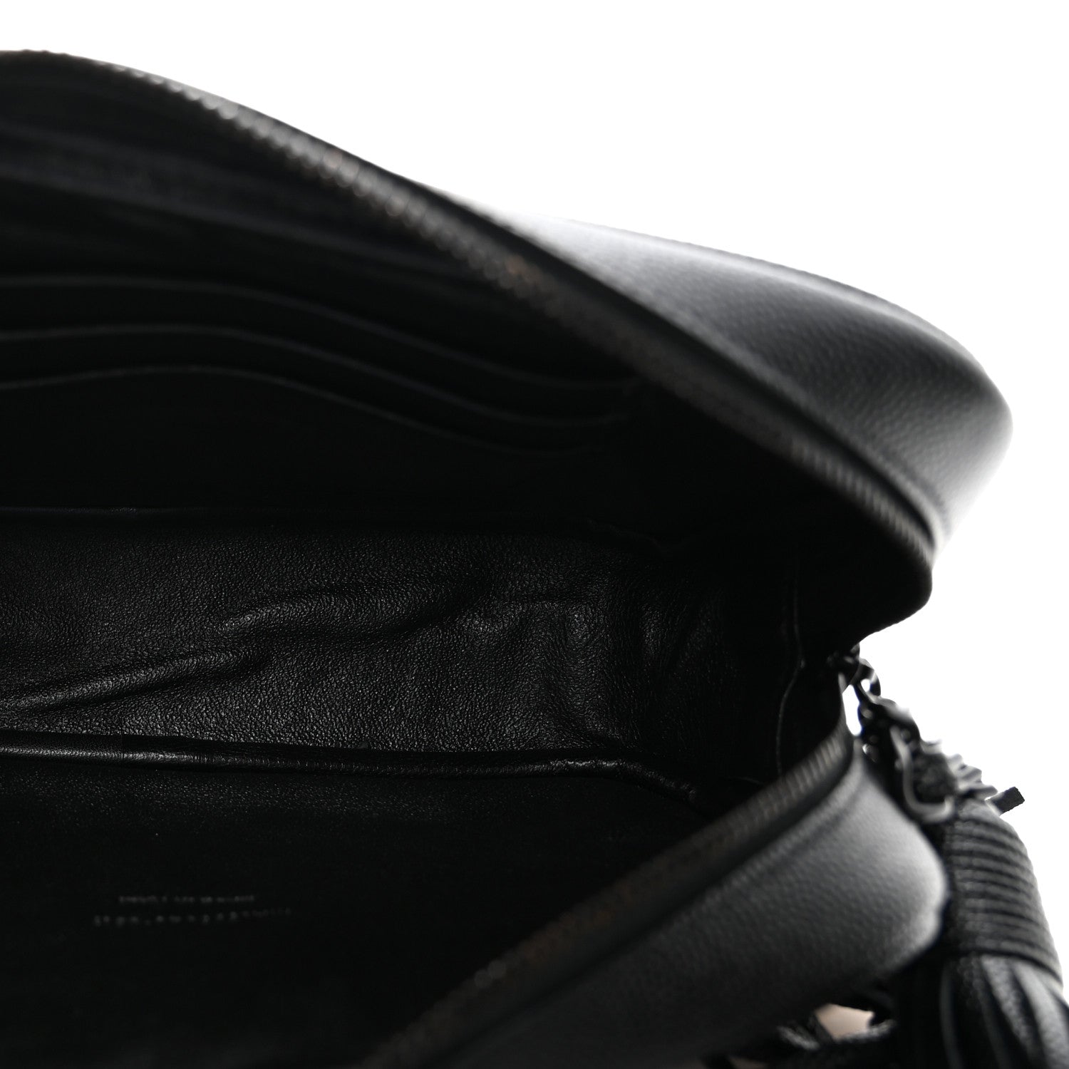 Saint Laurent Grain De Poudre Matelasse Monochrome Monogram Mini Lou Camera Bag Black 5 of 9