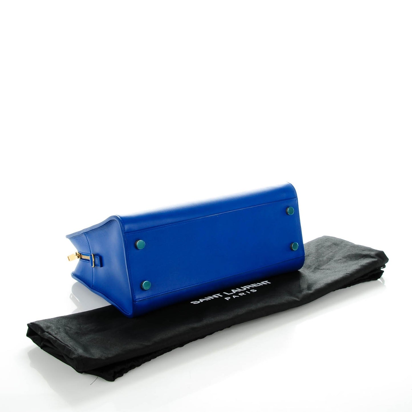 Calfskin Small Monogram Cabas Blue