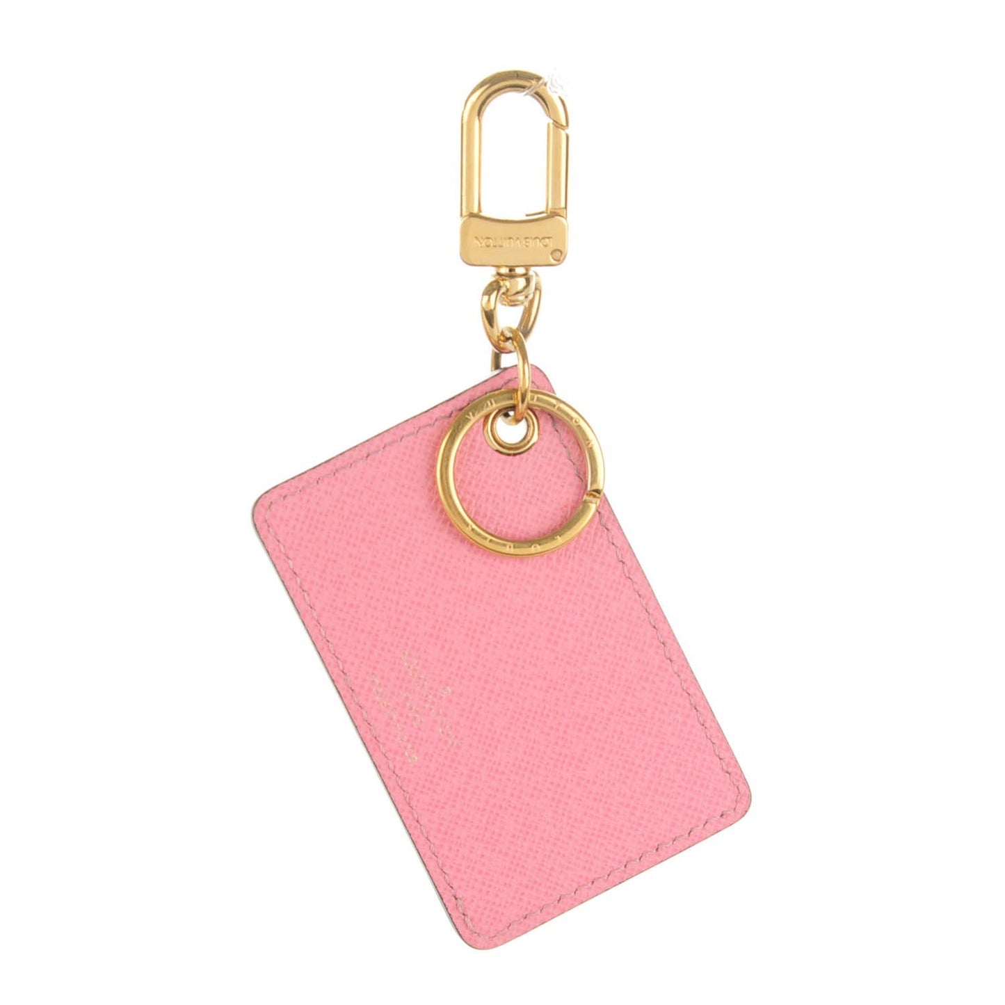 Monogram Illustre Bag Charm Key Ring Rose