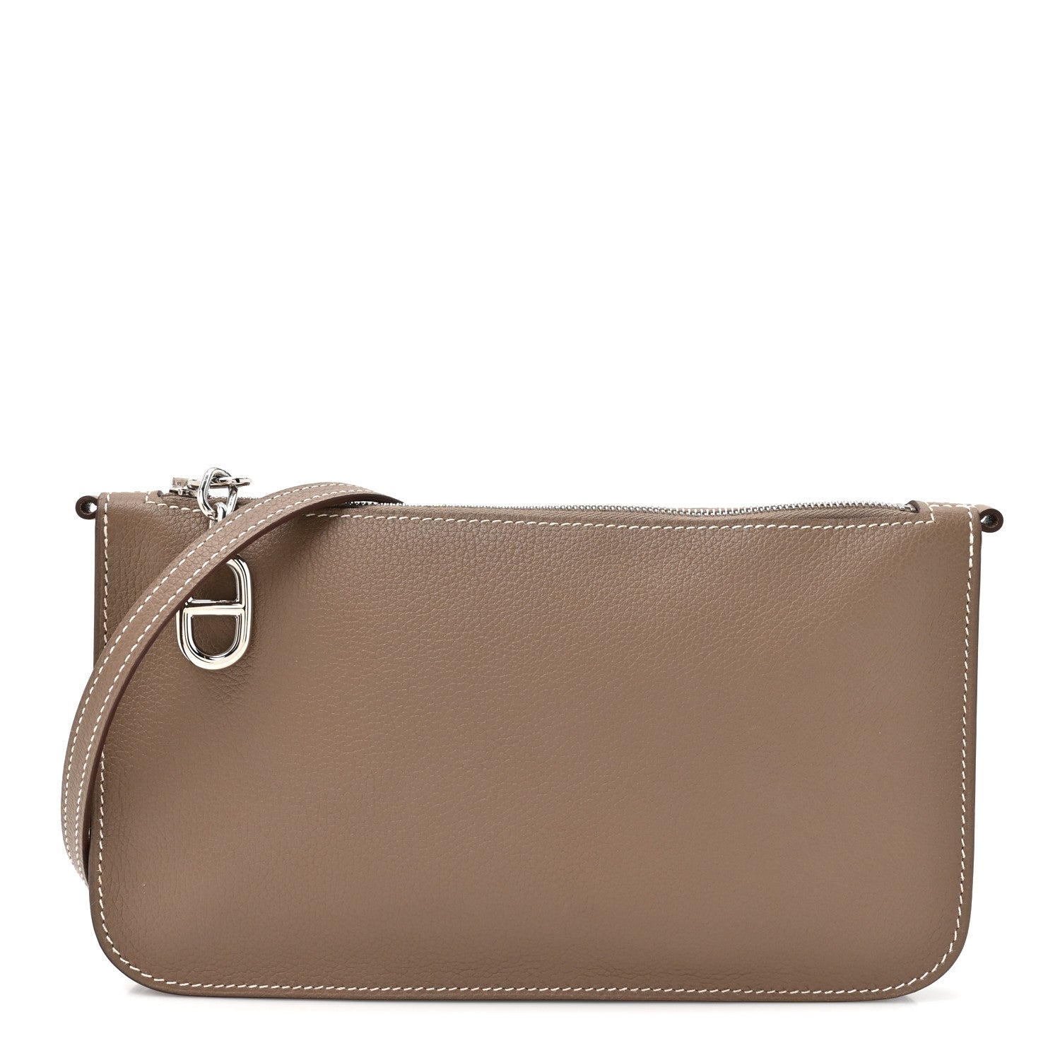 Hermes Evercolor Chaine d'Ancre Zipengo Pochette To Go Etoupe 1 of 11